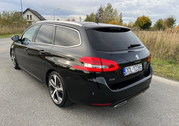 Peugeot 308 cena 57990 przebieg: 155960, rok produkcji 2016 z Oleśnica małe 781